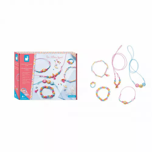DIY-Schmuck, Perlenblumen-Schmuckset
