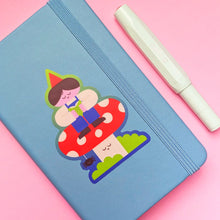 Load image into Gallery viewer, Vinyl Sticker, Cute Friend Mushroom
