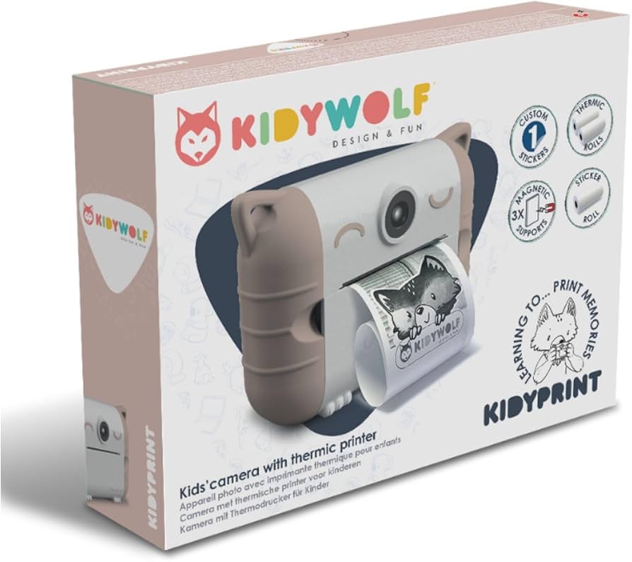 Kidywolf Sofortbildkamera, Pfirsich