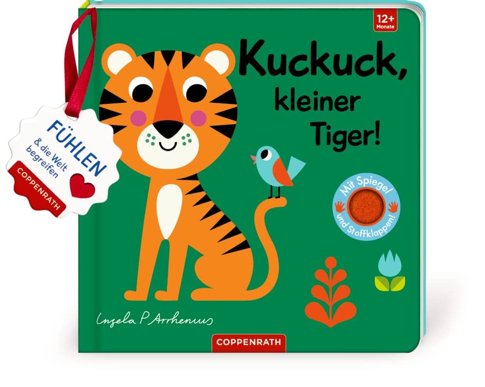 ''Kuckuck, Kleiner Tiger!'' Sensory Board Book