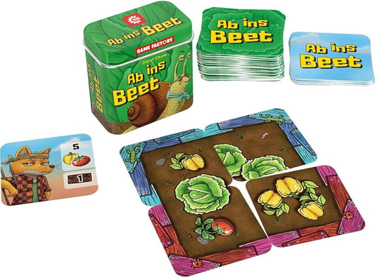 Würfelspiel „Ab ins Beet“