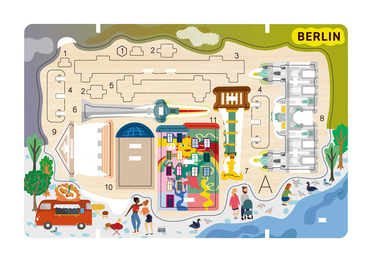 3D-Stadt-Bastelset, Berlin