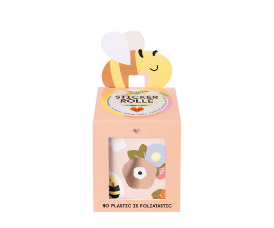Sticker Roll, Flowers & Bees
