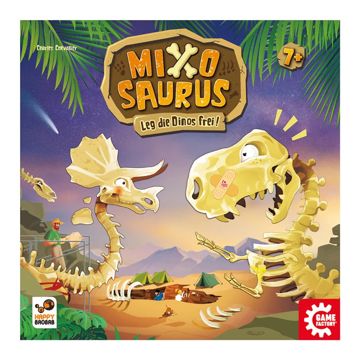 Brettspiel „Mixosaurus“, deutsche Sprache