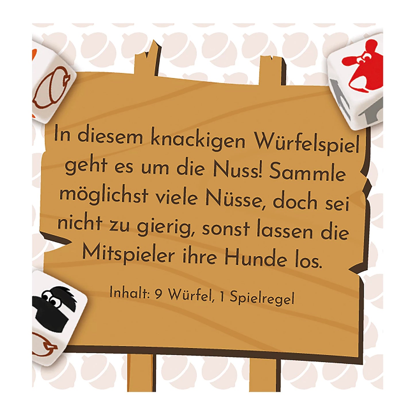 Würfelspiel ''Auf die Nüsse''