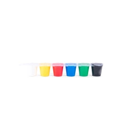 Fingerfarben, Set mit 6 Farben