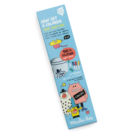 Waschbares Mini-Ausmal-Tischset, Schmouks