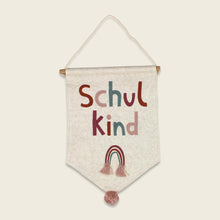Load image into Gallery viewer, &#39;&#39;Schulkind&#39;&#39; Wall Flag, Rainbow
