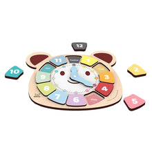 Load image into Gallery viewer, Early Learning Clock &#39;&#39;Bear&#39;&#39;

