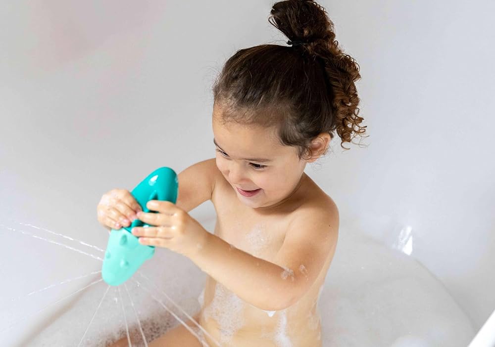 Bath Toy, Quut Squeezi Crocodile