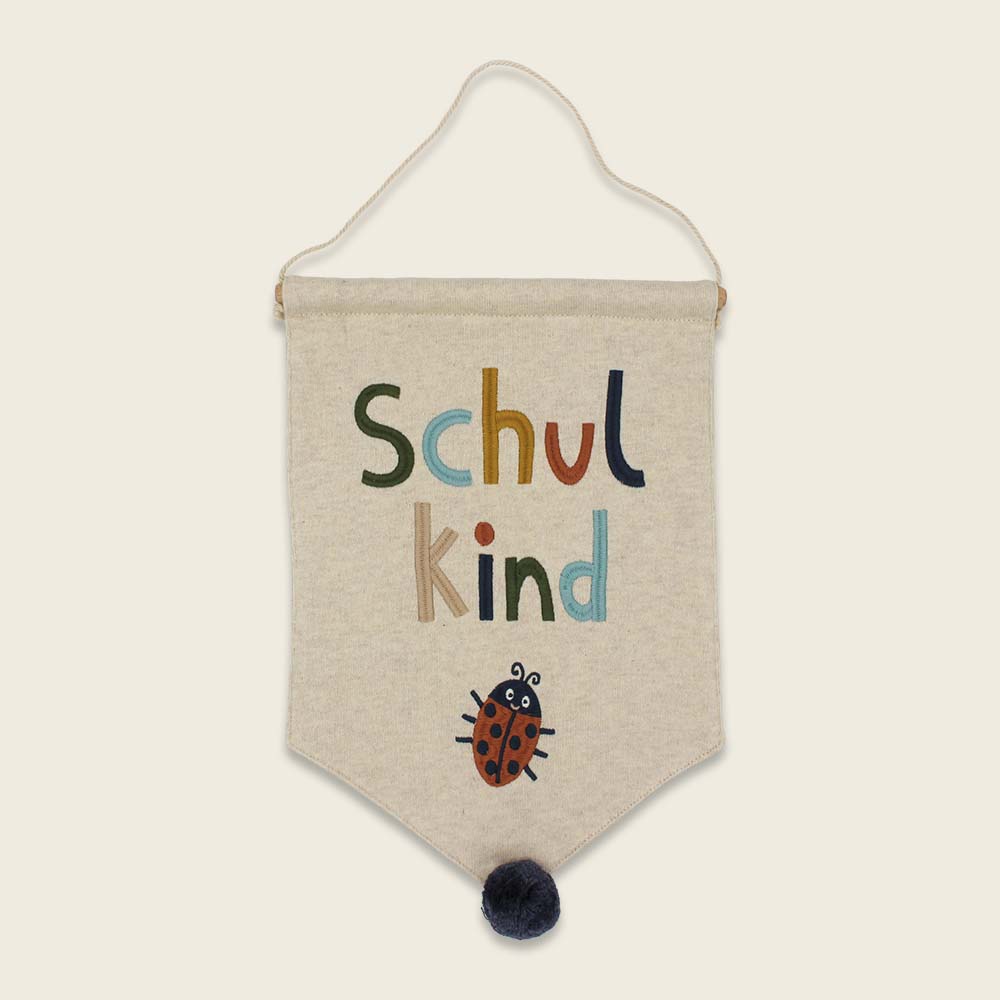 ''Schulkind'' Wall Flag, Ladybird