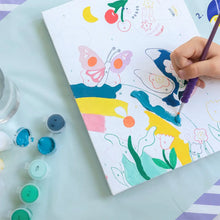 Lade das Bild in den Galerie-Viewer, Malen nach Zahlen Set &#39;&#39;Kinder Frühling&#39;&#39;

