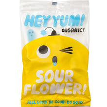Load image into Gallery viewer, HEY YUM! &#39;&#39;Sour Flower&#39;&#39; Organic Fruit Gums, 100g
