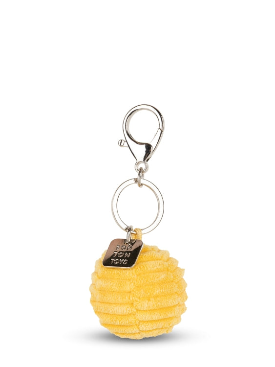 Smiley Keychain ECO Corduroy, Yellow