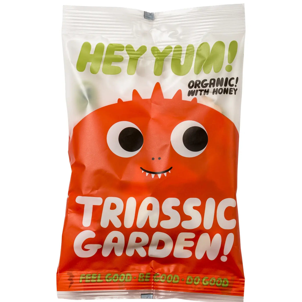 HEY YUM! ''Triassic Garden'' Organic Fruit Gums, 50g