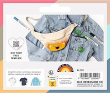 Load image into Gallery viewer, Textile Marker Pens, Set of 6
