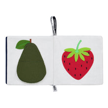 Load image into Gallery viewer, Small Hands Fabric Baby Book, Fruit
