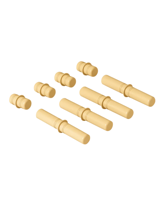 MODU 8 x Assembly Pegs, Yellow