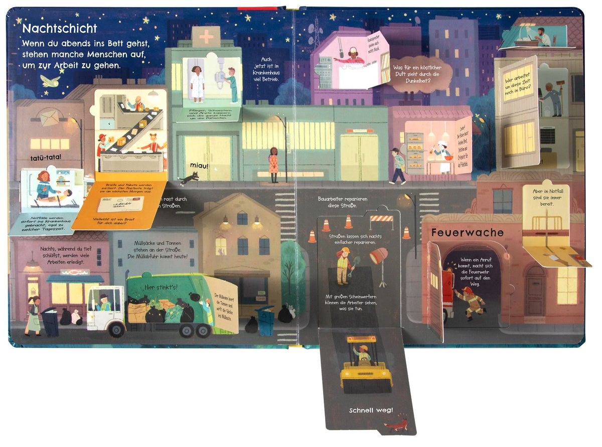 Aufgeklappt und viel entdeckt! In der Nacht Buch