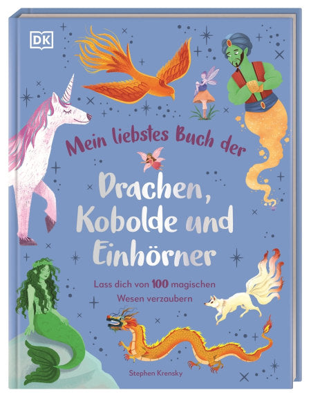 Mein liebstes Buch der Drachen, Kobolde und Einhörner Buch, 4 Jahre +