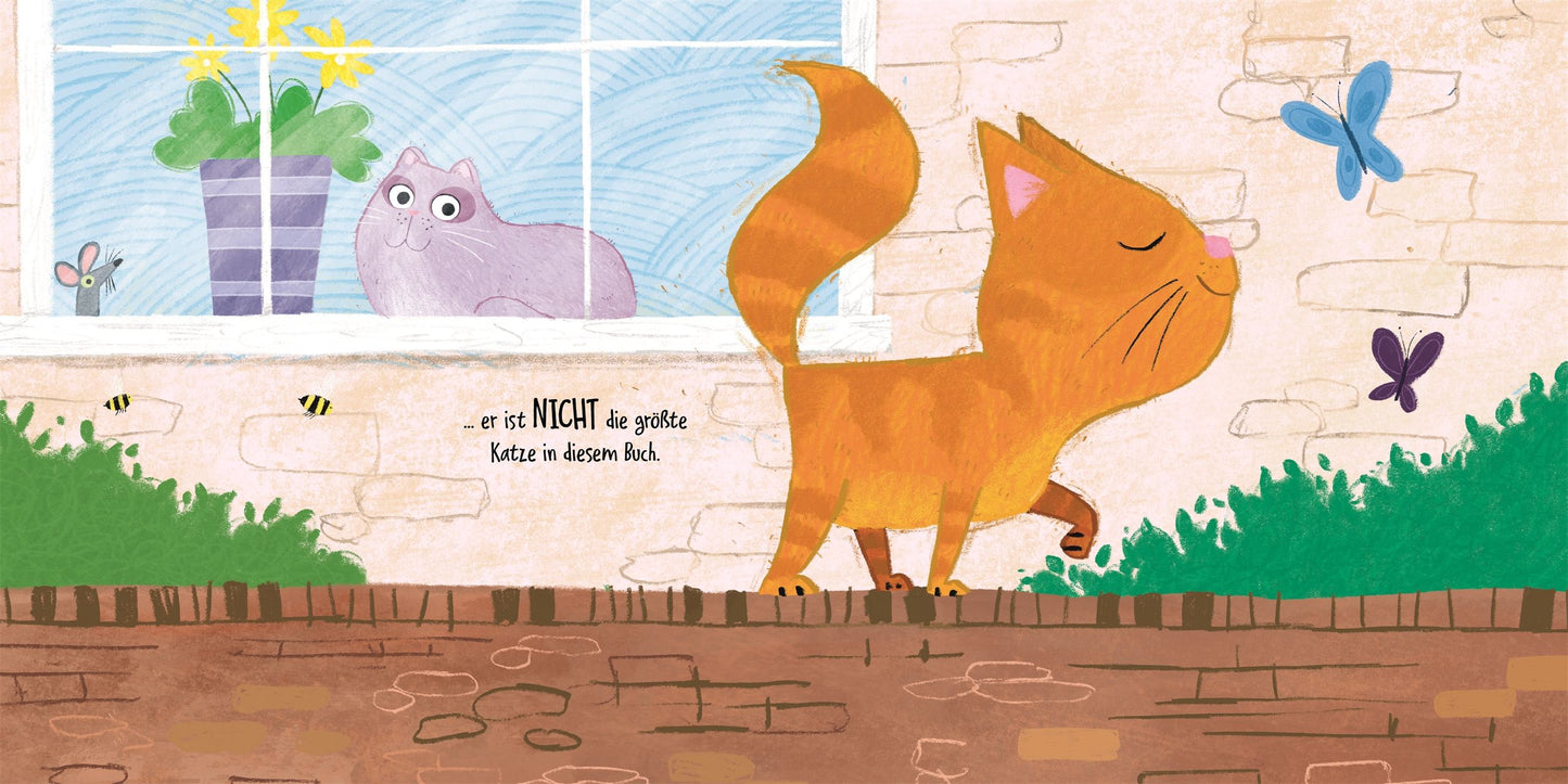 Miau, Miauuuu! Wer ist die größte Katze im Buch?, 3 Jahre +