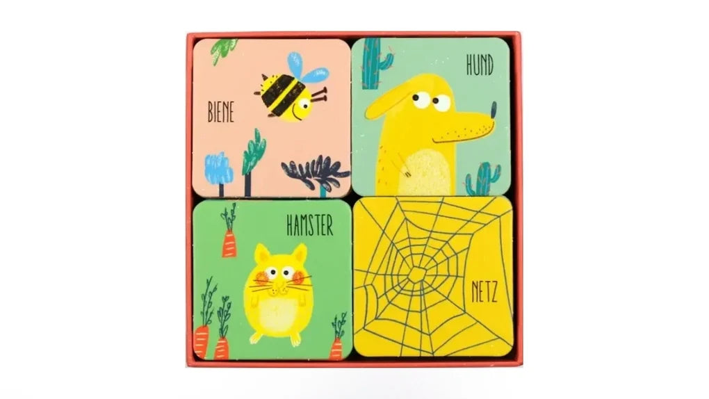 „Tiere und ihr Zuhause“-Spiel, deutsche Sprache