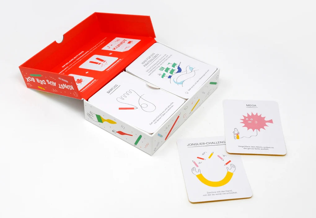 „Kunst aus der Box“ Familienspiel