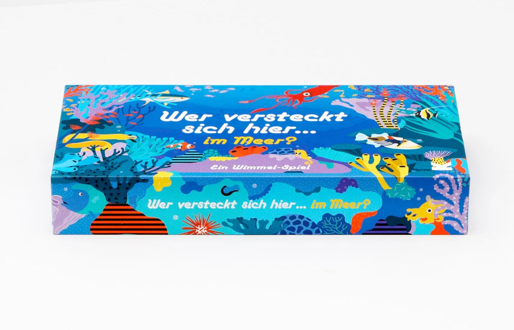 ''Wer Versteckt Sich Hier im Meer?'' Game, German Language