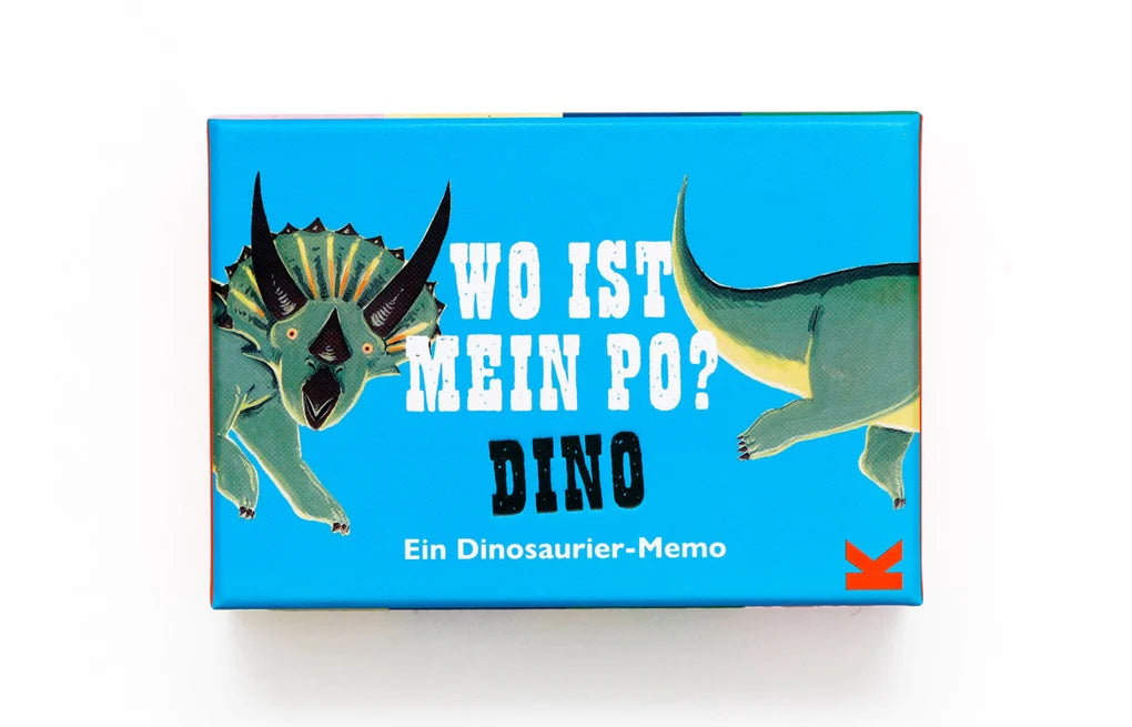 „Wo ist mein Po? „Dino“-Spiel, deutsche Sprache
