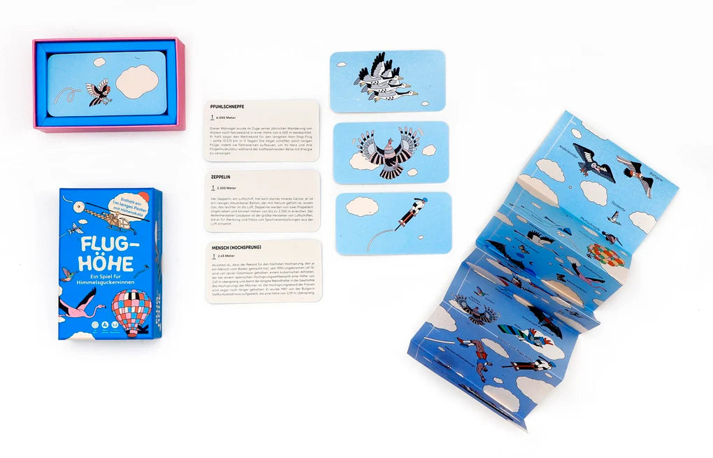''Flughöhe'' Game, German Language