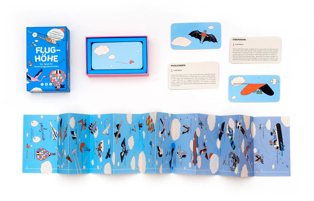 ''Flughöhe'' Game, German Language
