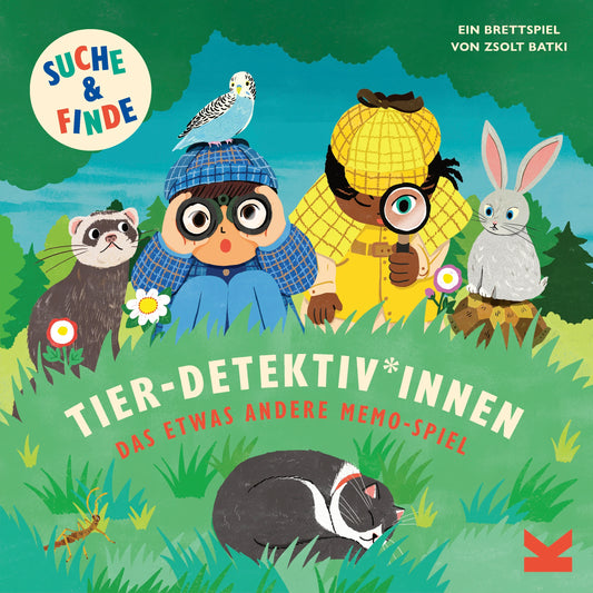 ''Tier-Detektiv*Innen'' Spiel, deutsche Sprache