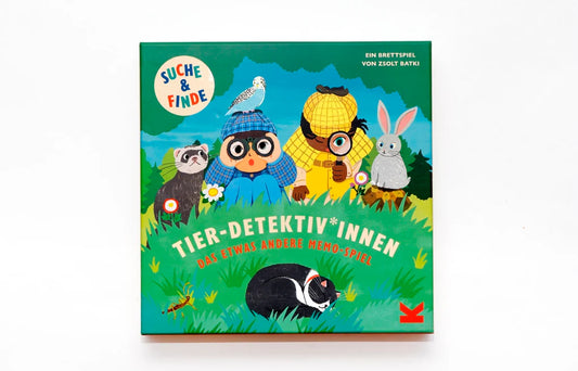 ''Tier-Detektiv*Innen'' Spiel, deutsche Sprache