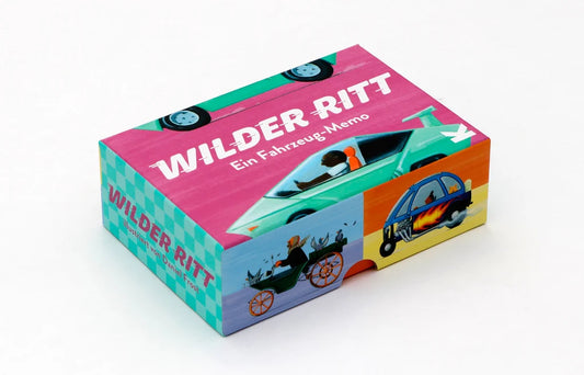 ''Wilder Ritt'' Fahrzeug-Memory-Spiel