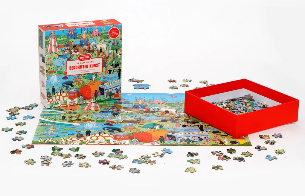 Die Geschichte berühmter Kunst Puzzle, 500 Pieces
