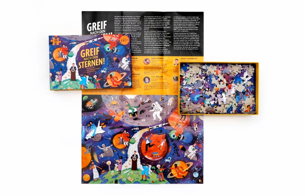 Greif nach den Sternen! Space Themed Puzzle, 200 Pieces