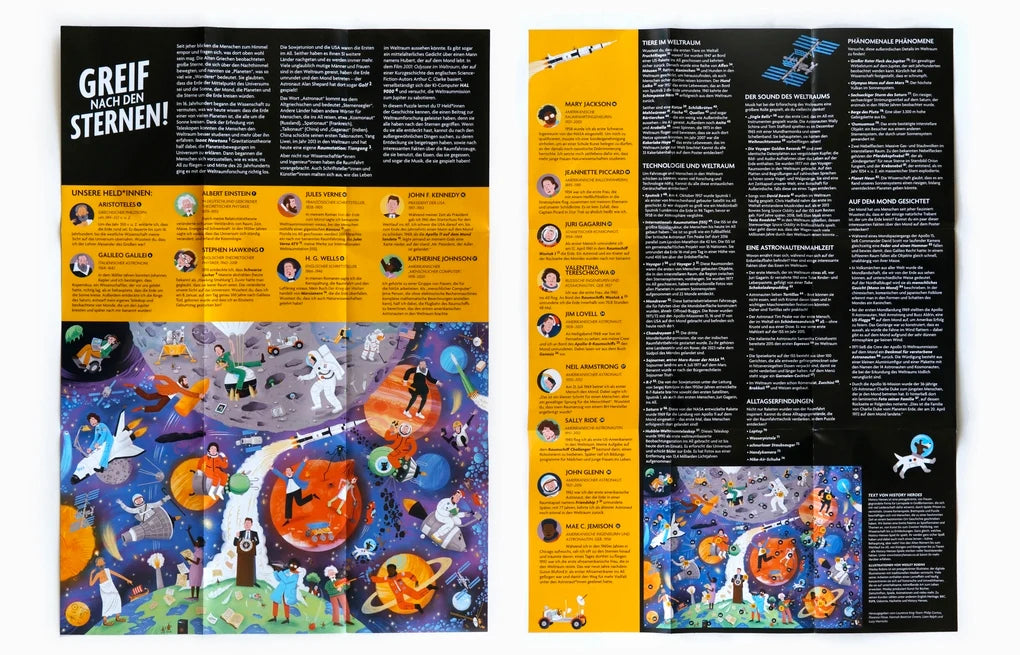 Greif nach den Sternen! Space Themed Puzzle, 200 Pieces
