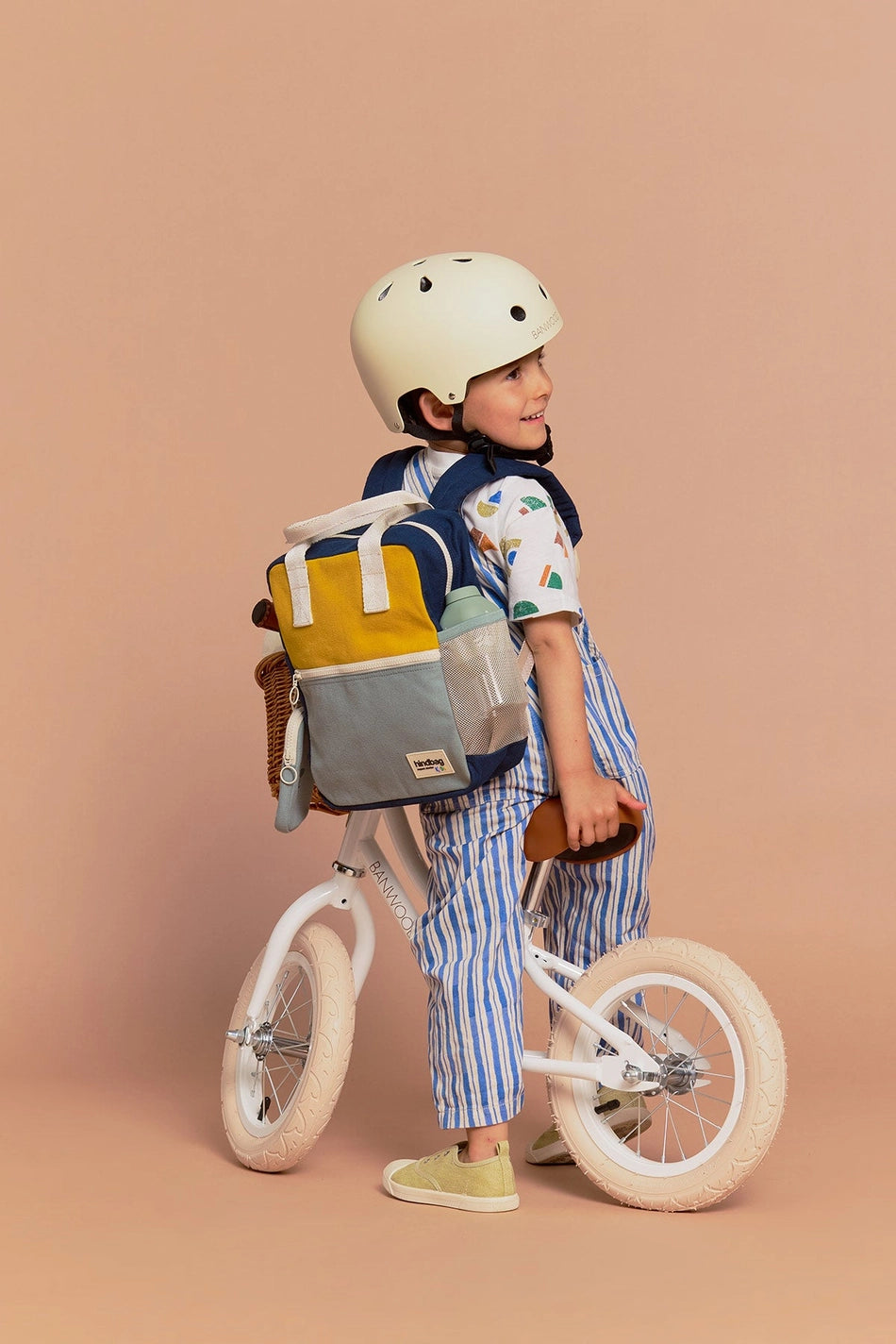 Children's Arthur Backpack, Tricolour Saffron