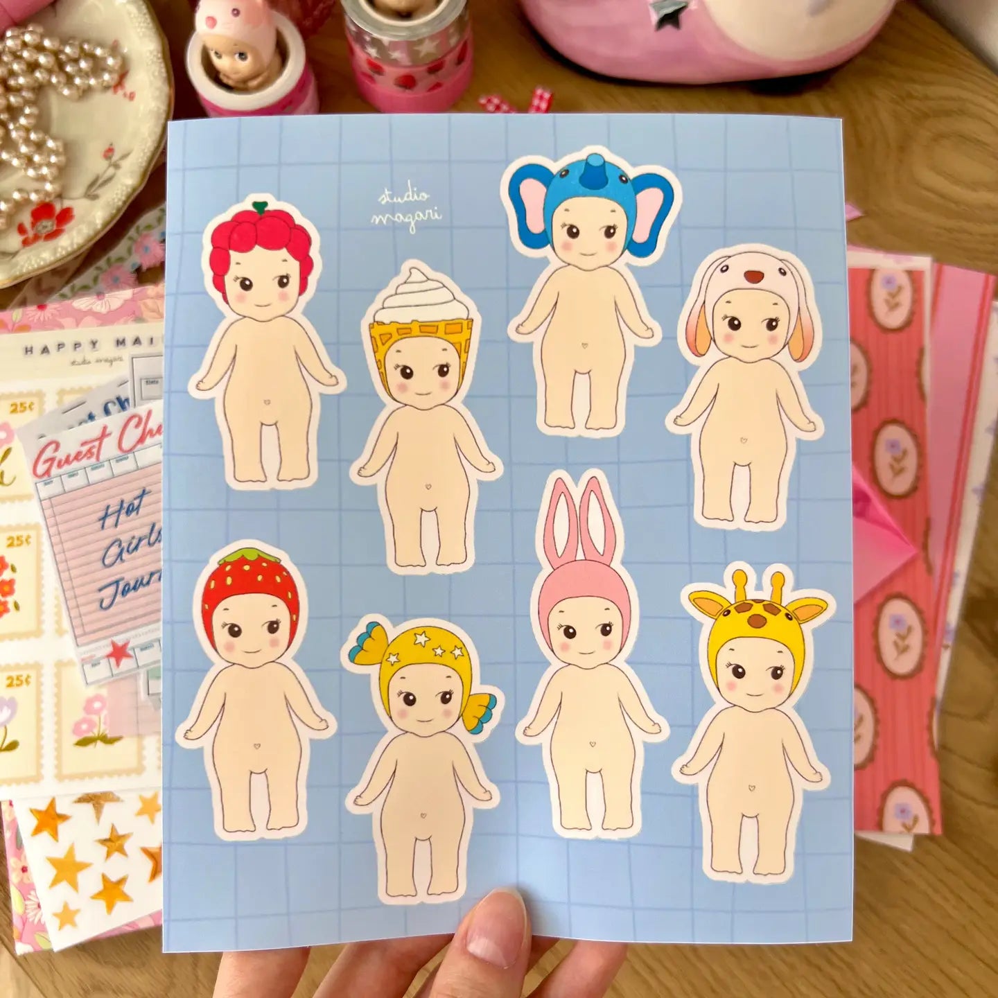 Sticker Sheet, Angels