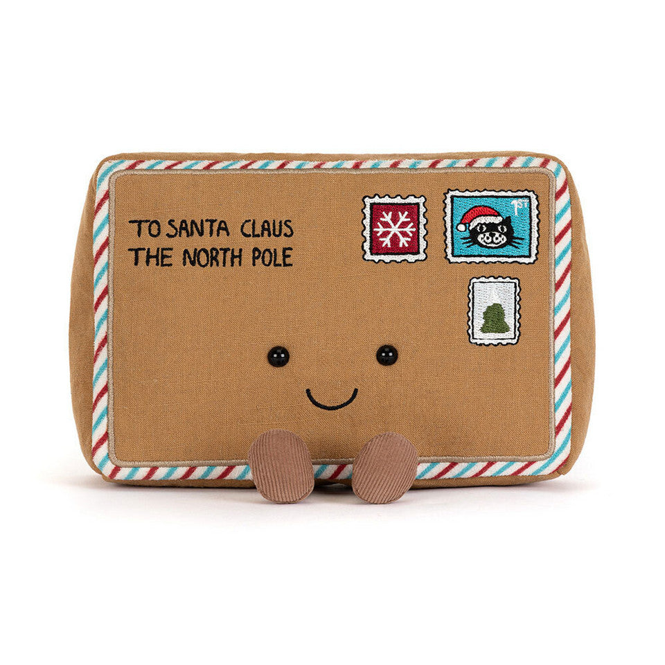 Jellycat ''Amuseables Brief an den Weihnachtsmann'' Plüschtier