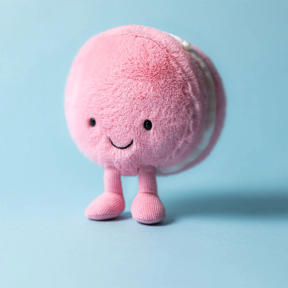 Jellycat Amuseables Mia Macaron (Framboise) Plüschtier
