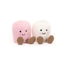 Load image into Gallery viewer, Jellycat Amuseables Pink and White Marshmallows, Soft Toy
