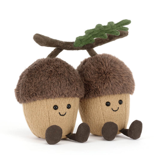 Jellycat Amuseables Ort & Tum Eicheln, Kuscheltier