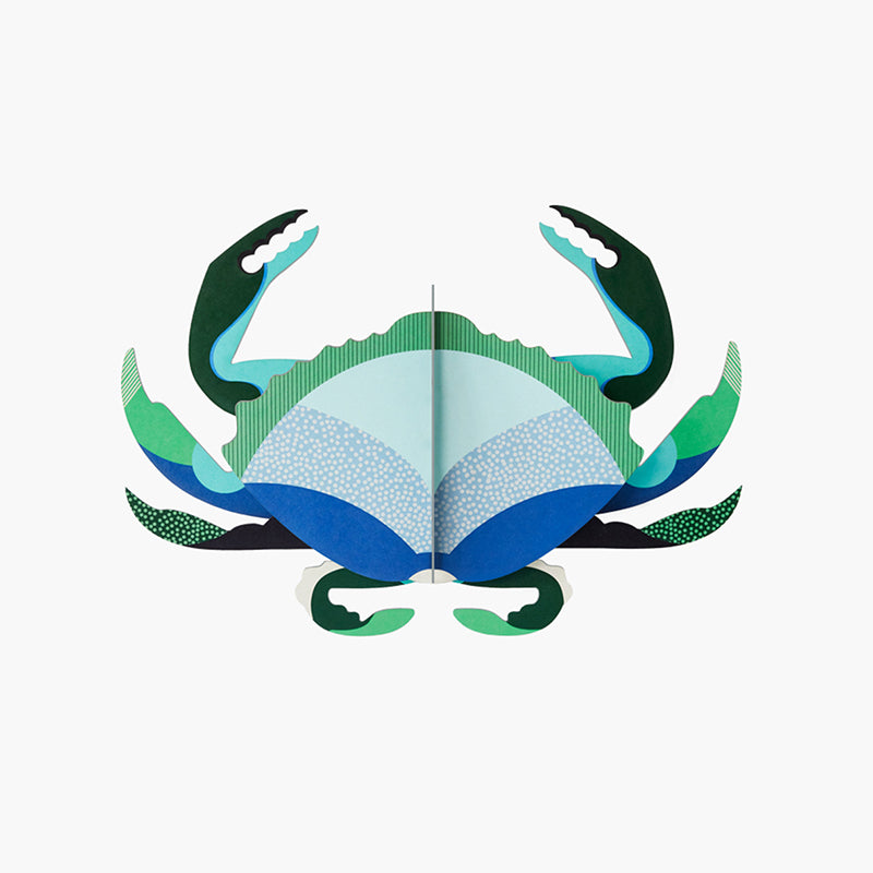 Studio Roof ''Aquamarine Crab'' Decoration