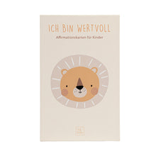 Load image into Gallery viewer, Affirmation Cards For Children &#39;&#39;Ich bin wertvoll&#39;&#39;
