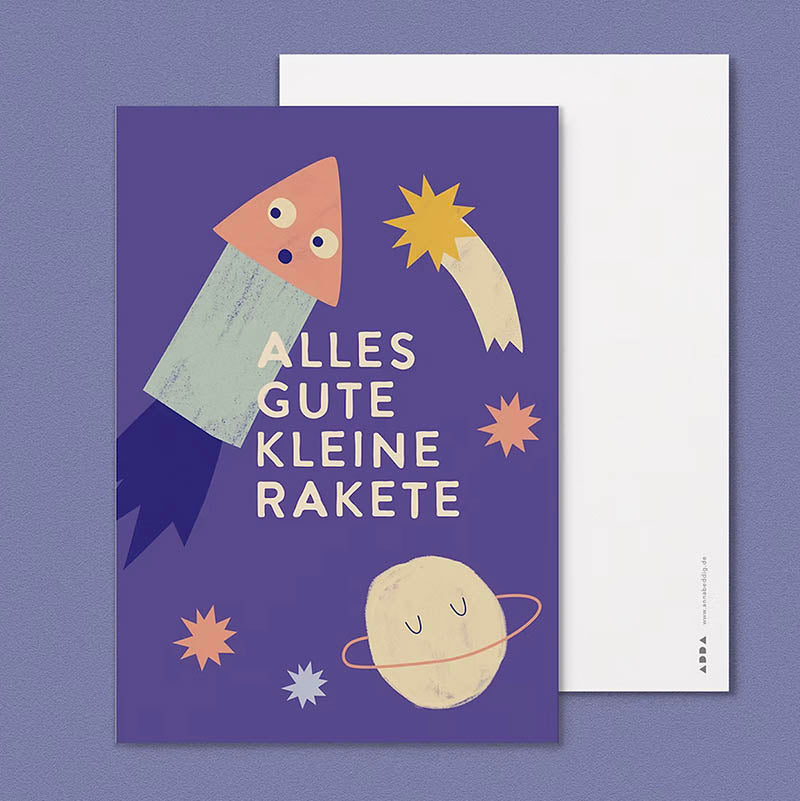 Postcard, Alles gute kleine Rakete