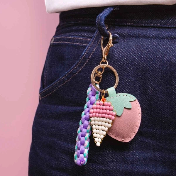 DIY Set, Pendant Strawberry Milk