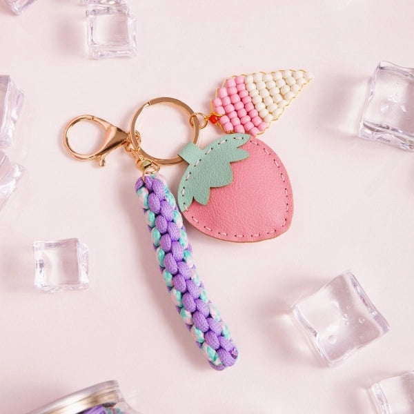 DIY Set, Pendant Strawberry Milk