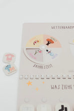 Lade das Bild in den Galerie-Viewer, Ankleideplaner für Kinder inkl. Symbole, deutsche Sprache
