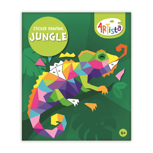 Sticker Painting Book, Jungle